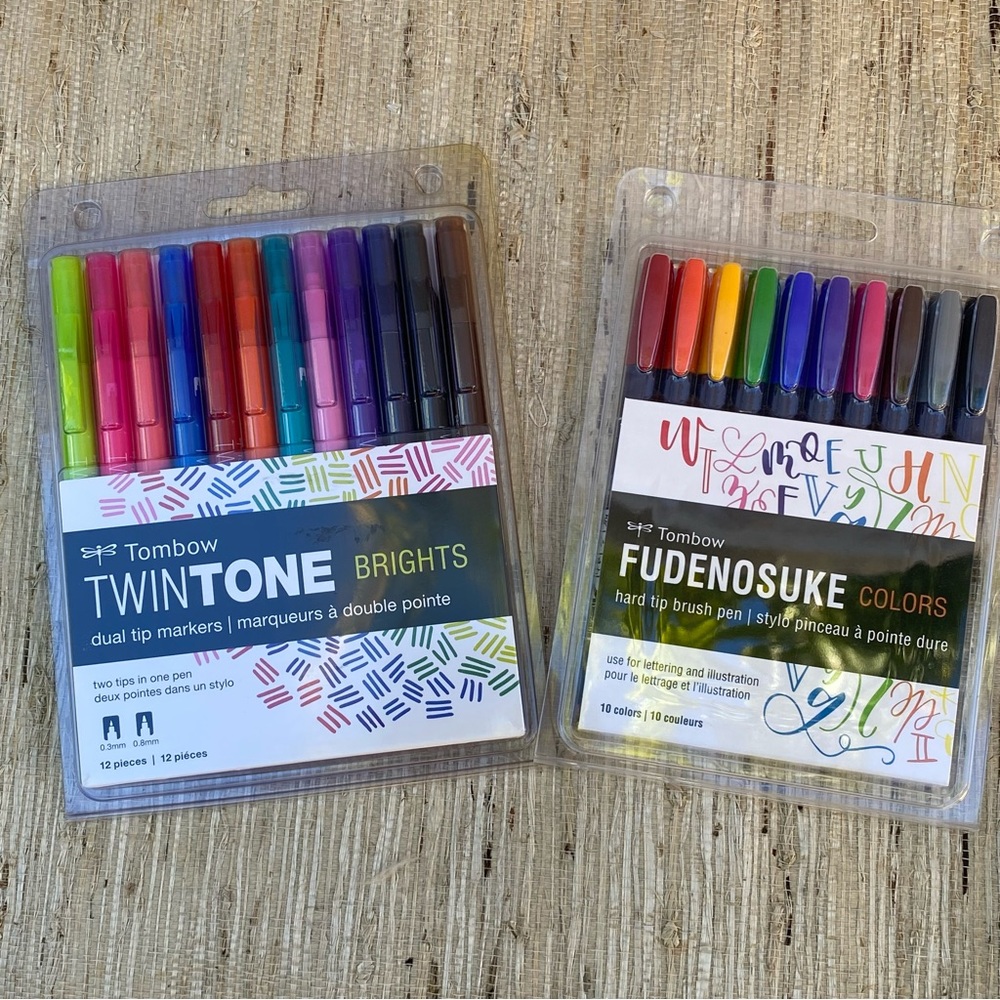 Bundle New Tombow Two Sets of Markers